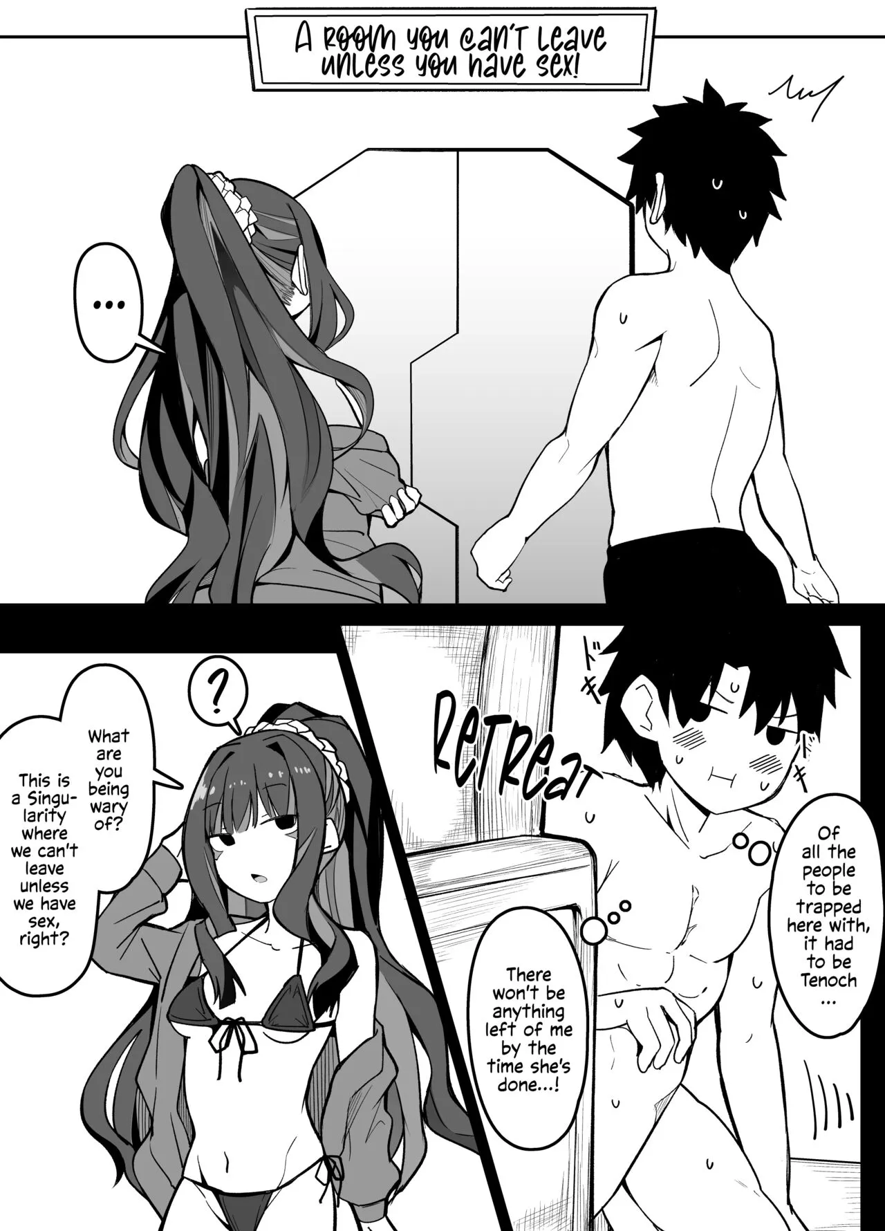 FGO Sex Shinai to Derarenai Heya Aru Aru